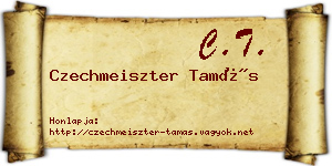 Czechmeiszter Tamás névjegykártya