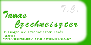tamas czechmeiszter business card