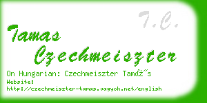 tamas czechmeiszter business card